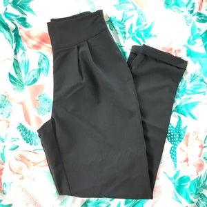 black high wasted dress pants